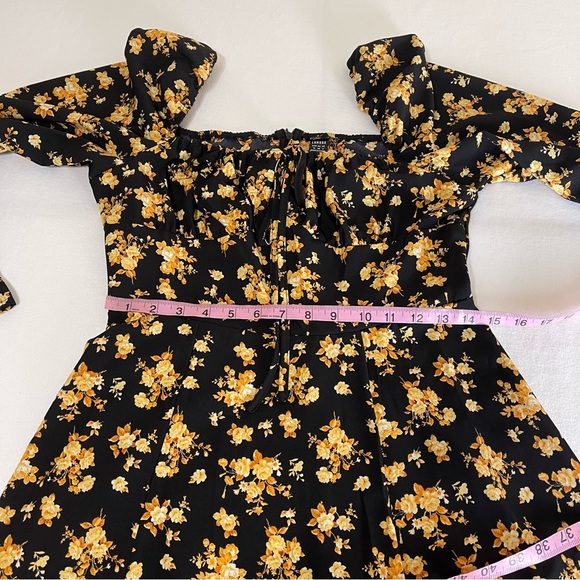 Long Sleeve Floral Bohemian Midi Dress - Picture 4 of 15
